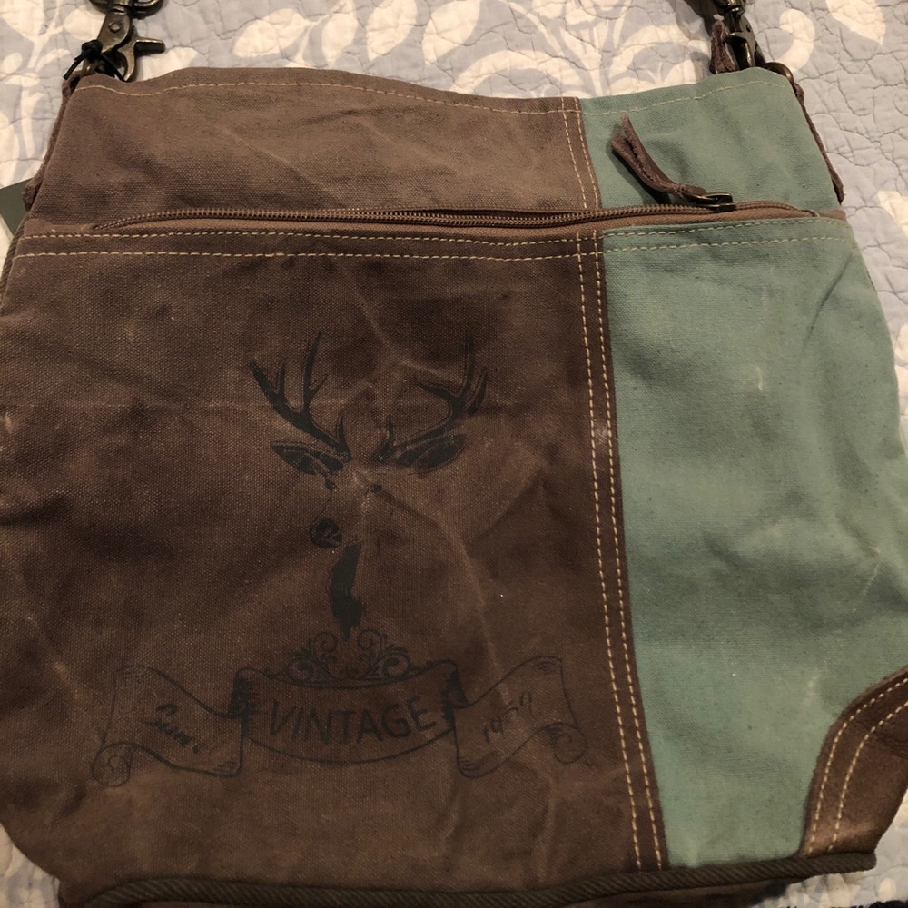Reindeer stamped Myra Bag